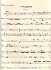 Concertante, Hob.I:105 (Violoncello/Double Bass Part)