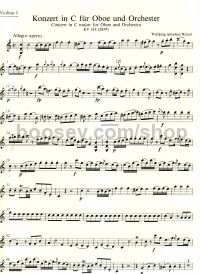 Concerto for Oboe In C (K 314) 1st Violin Part