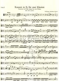 Concerto for Piano No. 10 in E-flat (Two Pianos & Orchestra) (K.365) Viola II