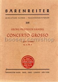 Concerto Grosso in C Minor, HWV 326 Op.6/8 (Study Score)