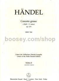 Concerto Grosso in C Minor, HWV 326 Op.6/8 (Violin II Part)