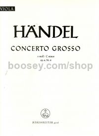 Concerto Grosso in C Minor, HWV 326 Op.6/8 (Viola Part)