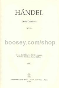 Dixit Dominus, HWV 232 (Viola Part)