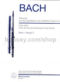 Flute Solos from Sacred and Secular Vocal Works