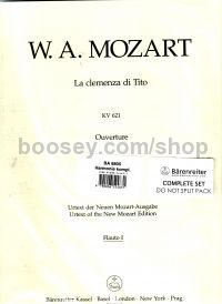 La Clemenza Di Tito K. 621 - Overture (Wind Set - Urtext)
