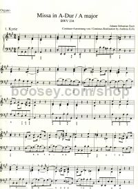 Lutheran Mass In A, BWV 234 (Organ Part)