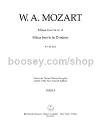 Missa Brevis in D Minor (K65) (Violin 2 Part)