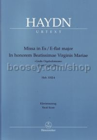 Missa in Honorem Beatissimae Virginis Mariae, Hob.XXII:4 (Vocal Score)