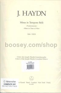 Missa in Tempore Belli, Hob.XXII:9 (Wind Set)
