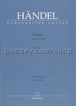 Oreste, HWV A/11 (Vocal Score)