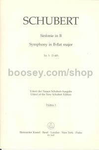Symphony No.5 In B-flat (d 485) (urtext) Violin I Part