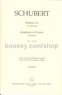 Symphony No.7 in B minor (D.759) (Unfinished) - cello part