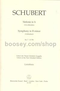 Symphony No.7 in B minor (D.759) (Unfinished) - double bass part