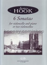 6 Sonatas for Vcl/Piano or 2 Cellos