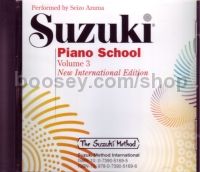 Suzuki Piano School Vol.3 (CD only Revised Edition)