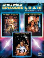 Star Wars Episodes I - III violin/piano (Book & CD)