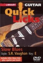 Quick Licks Stevie Ray Vaughan Slow Blues DVD