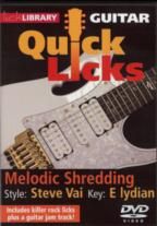 Quick Licks Steve Vai Melodic Shredding DVD