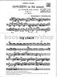 Concerto in G Minor, RV 531 (Two Violoncellos & Orchestra) (Set of Parts)