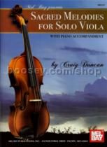 Sacred Melodies For Solo Viola + Pf Accomp