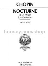 Nocturne C#min (posthumous) piano