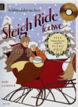 Sleigh Ride For Two piano duet (Book & CD)