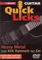 Quick Licks Kirk Hammett Heavy Metal DVD