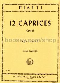 Caprices (12) Op. 25 cello