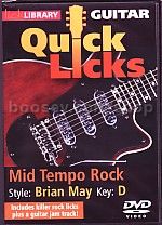 Quick Licks Brian May Mid Tempo Rock DVD