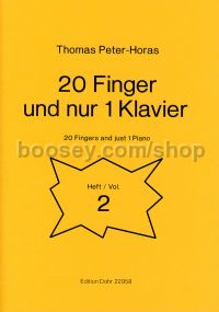 20 Fingers and only one Piano Vol. 1 - Piano 4 Hands (score)