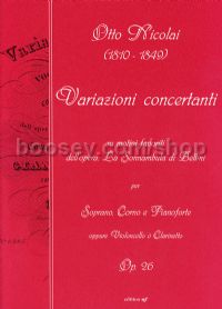 Variazioni concertanti op. 26 - Soprano, Horn & Piano (score & parts)