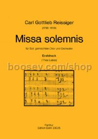 Missa Solemnis - soloists, mixed choir & orchestra (full score)