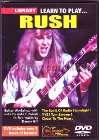 Rush Learn To Play Lick Library 2 DVDs