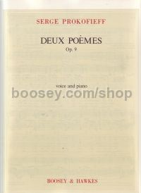 Deux Poemes, Op. 9 (Voice & Piano) (Russian, French, German, English)