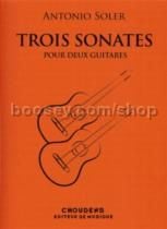 Sonatas (3) guitar duo
