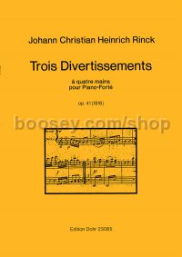 3 Divertissements op. 41 - Piano 4 Hands
