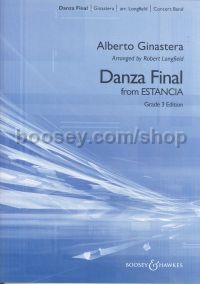 Danza Final from Estancia (Grade 3) Young Band (Score)