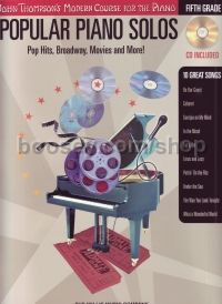 Popular Piano Solos fifth Grade (Book & CD)