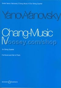 Chang-Music IV (String Quartet Score & Parts)