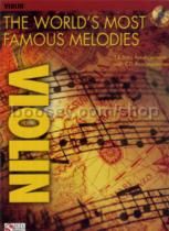 World's Most Famous Melodies violin (Book & CD)