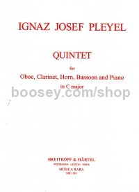 Quintet C Ob Cl Hn Bsn piano