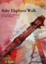 Baby Elephant Walk recorder quartet