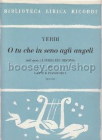 O Tu Che In Seno Agli Angeli from "La Forza del Destino" (Tenor & Piano)