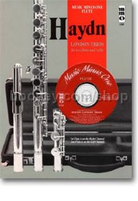 MMOCD3309 four London Trios For 2 Flutes & (Music Minus One with CD Play-along)