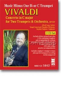 MMOCD3842 Concerto For Two Trumpets (Music Minus One with CD Play-along)