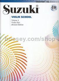 Suzuki Violin School Vol.4 Violin Part & CD - Revised