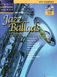 Jazz Ballads Alto (Book & CD) (Schott Saxophone Lounge series)