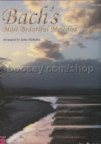 Bach's Most Beautiful Melodies easy piano