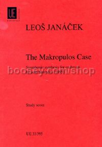 Makropulos Case (Orchestra) (Study Score)