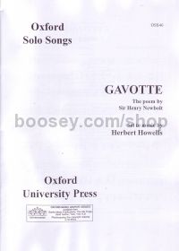 Gavotte for voice & piano